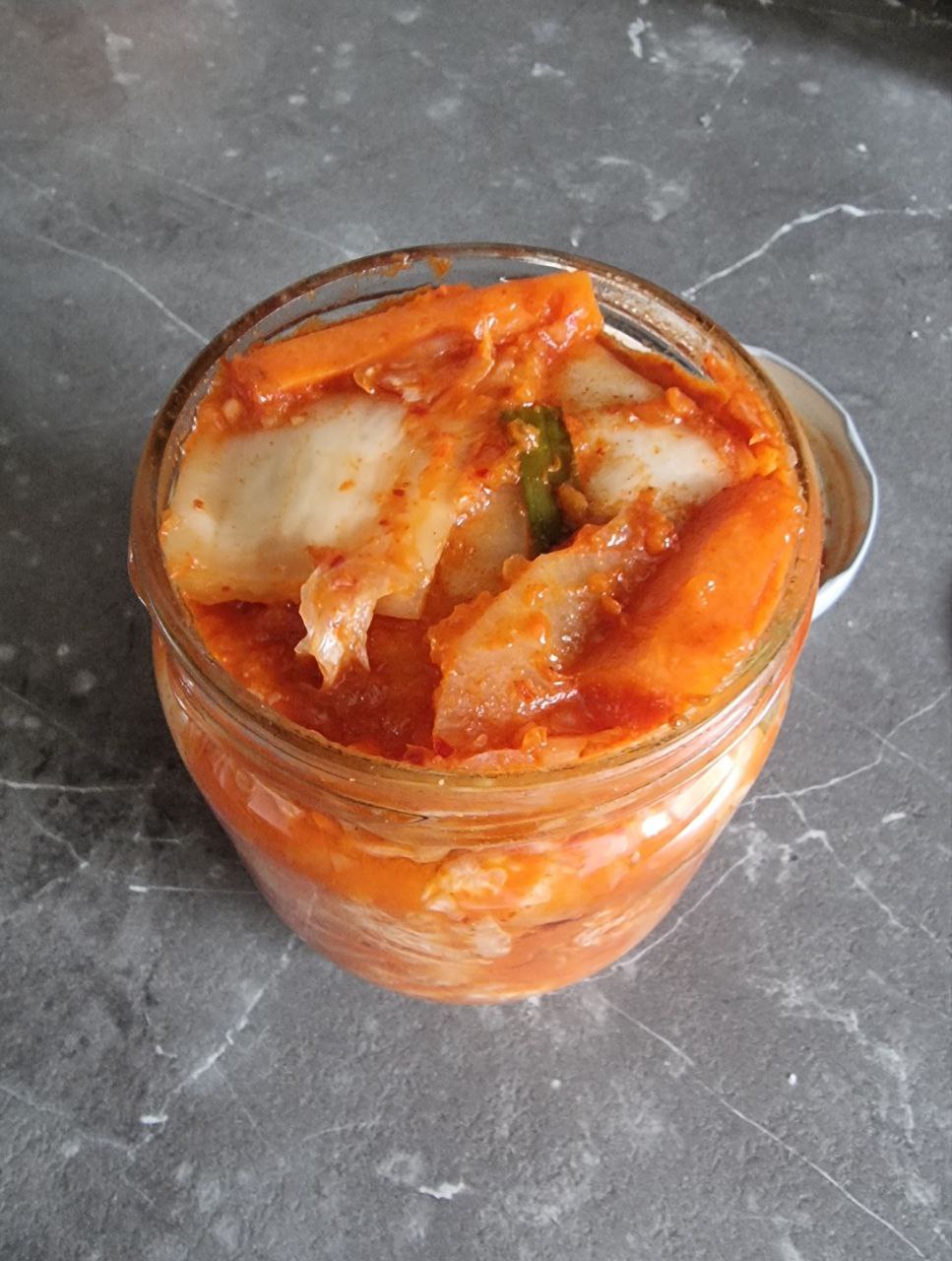 Klaaspurgis kimchi